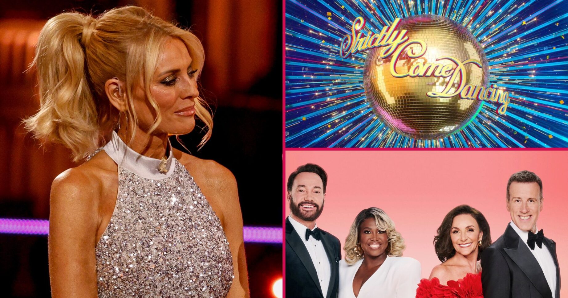 Tess, Strictly logo and judges