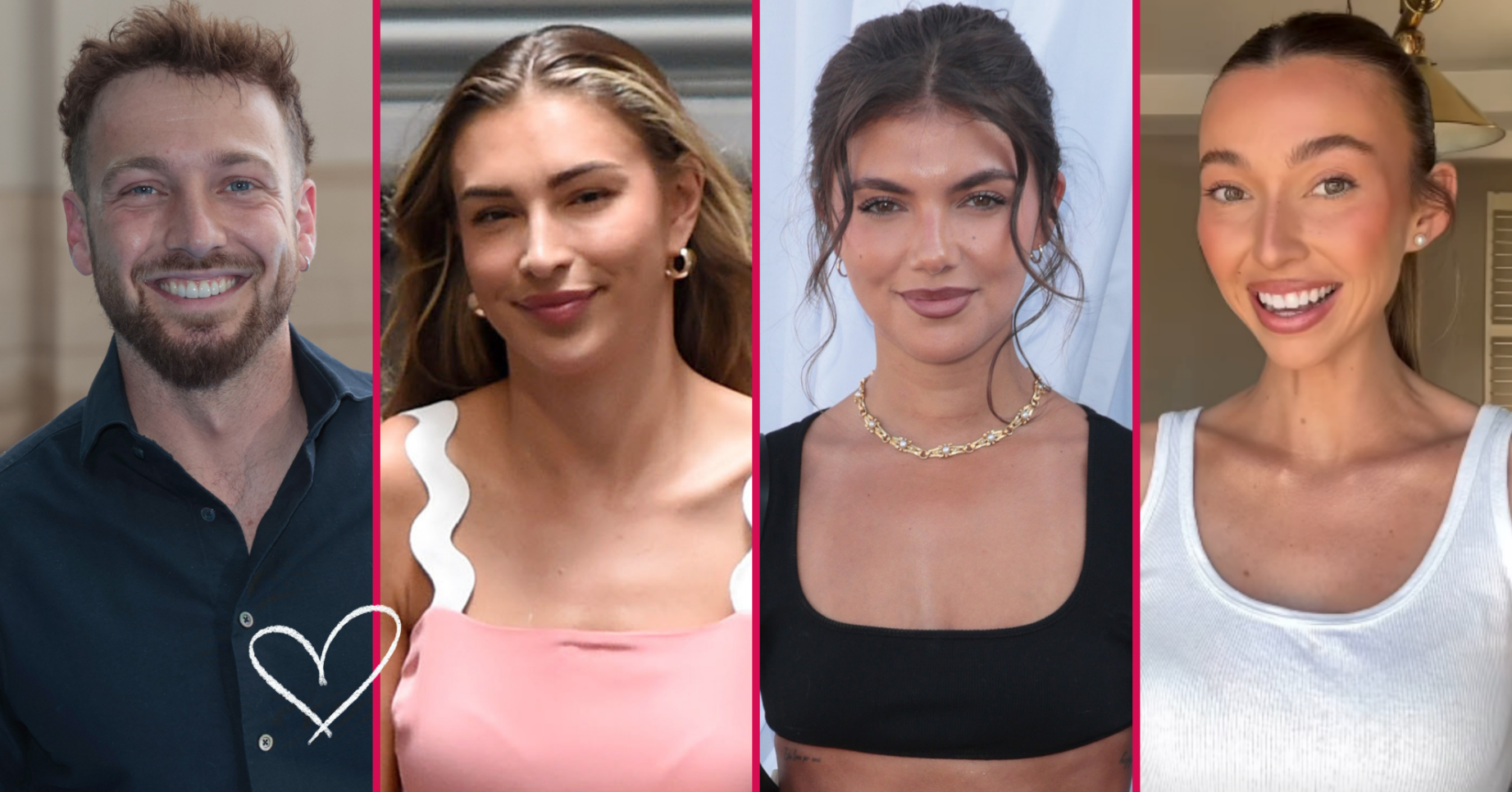 Sam Thompson, Zara McDermott, Samie Eilish and Steph Robinson