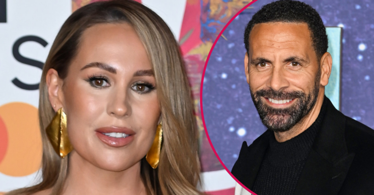 Kate and Rio Ferdinand on the red carpet of an event