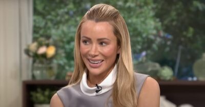 Olivia Attwood smiling on This Morning