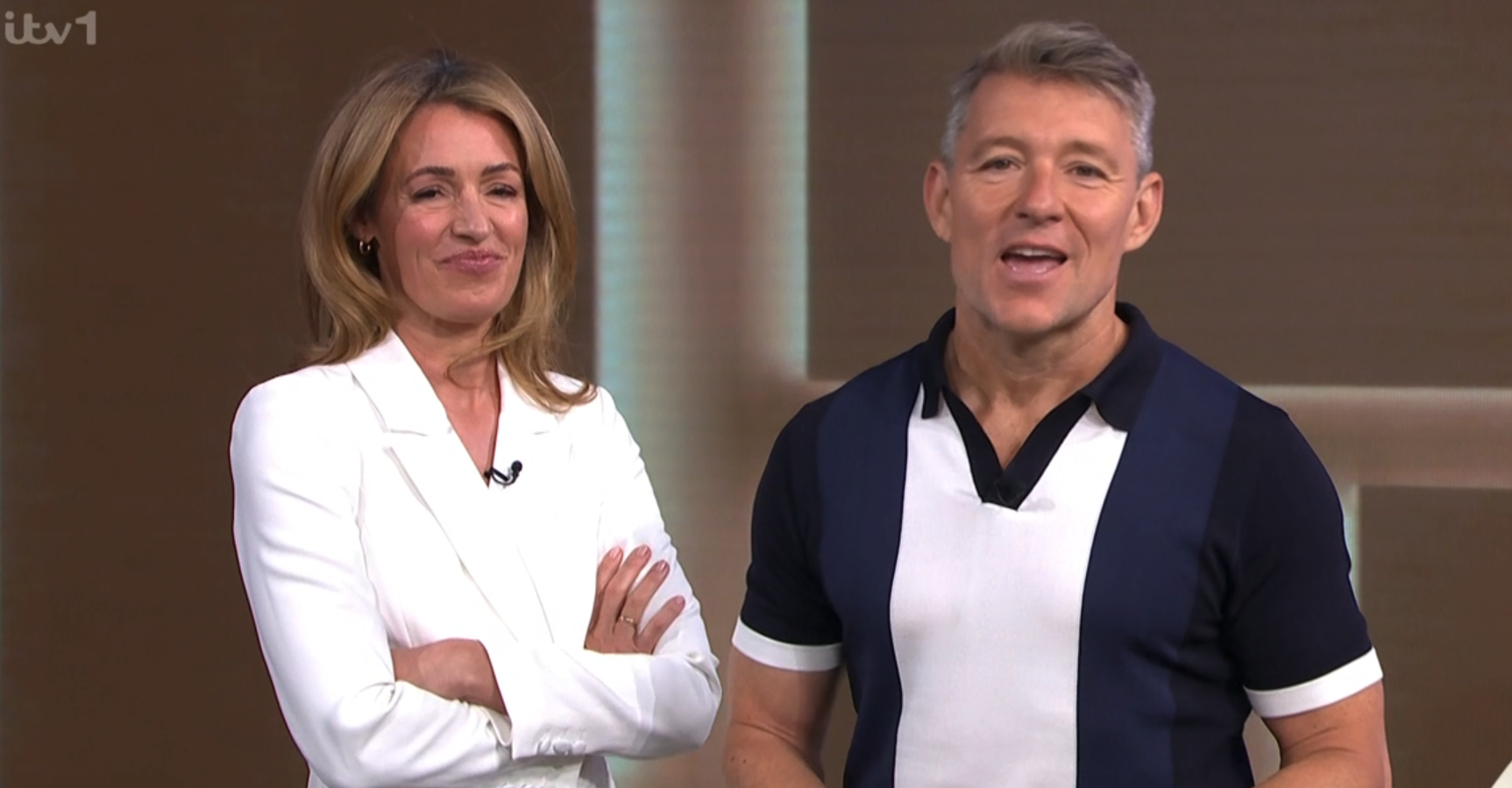 Cat Deeley and Ben Shephard presenting This Morning