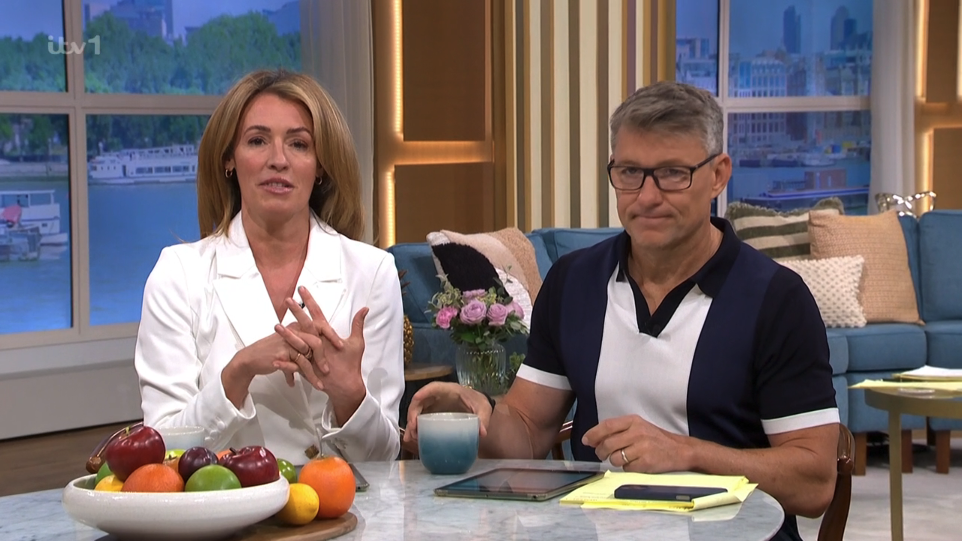Cat Deeley and Ben Shephard presenting This Morning