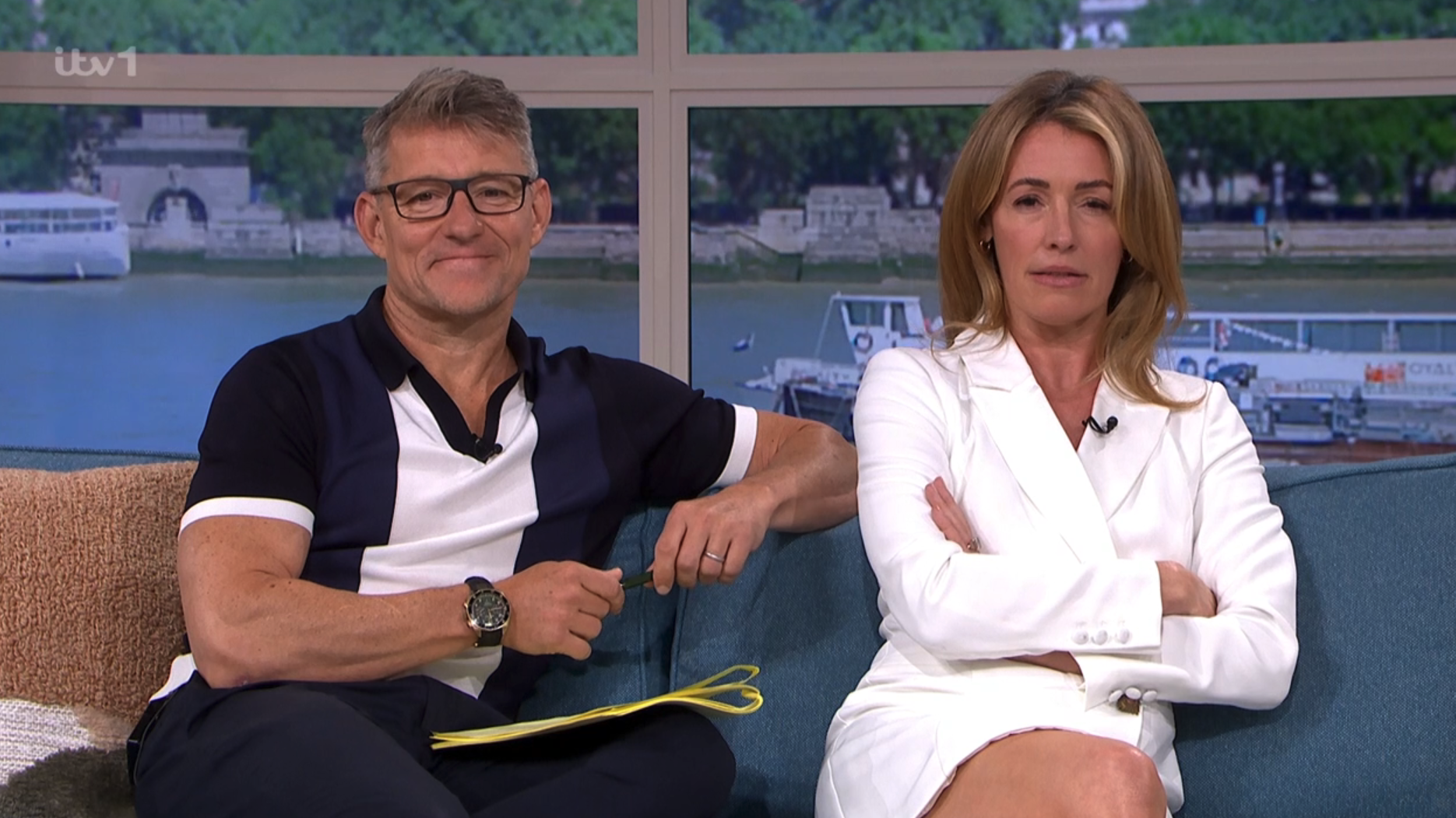 Cat Deeley interviewing with Ben Shephard on This Morning