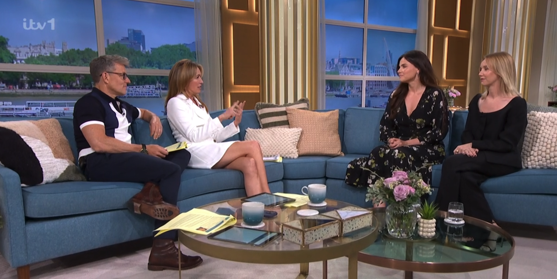 Cat Deeley interviewing with Ben Shephard on This Morning