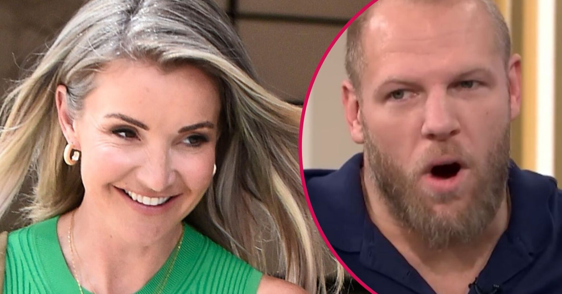 Helen and James smiling