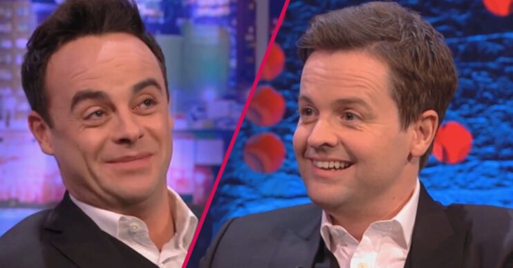 Ant and Dec smiling