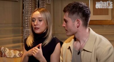 Rose Ayling-Ellis and Kieron Moore are interviewed
