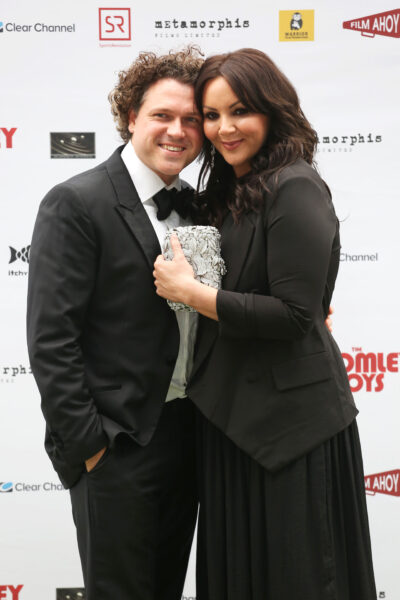 Jack McManus and Martine McCutcheon smiling
