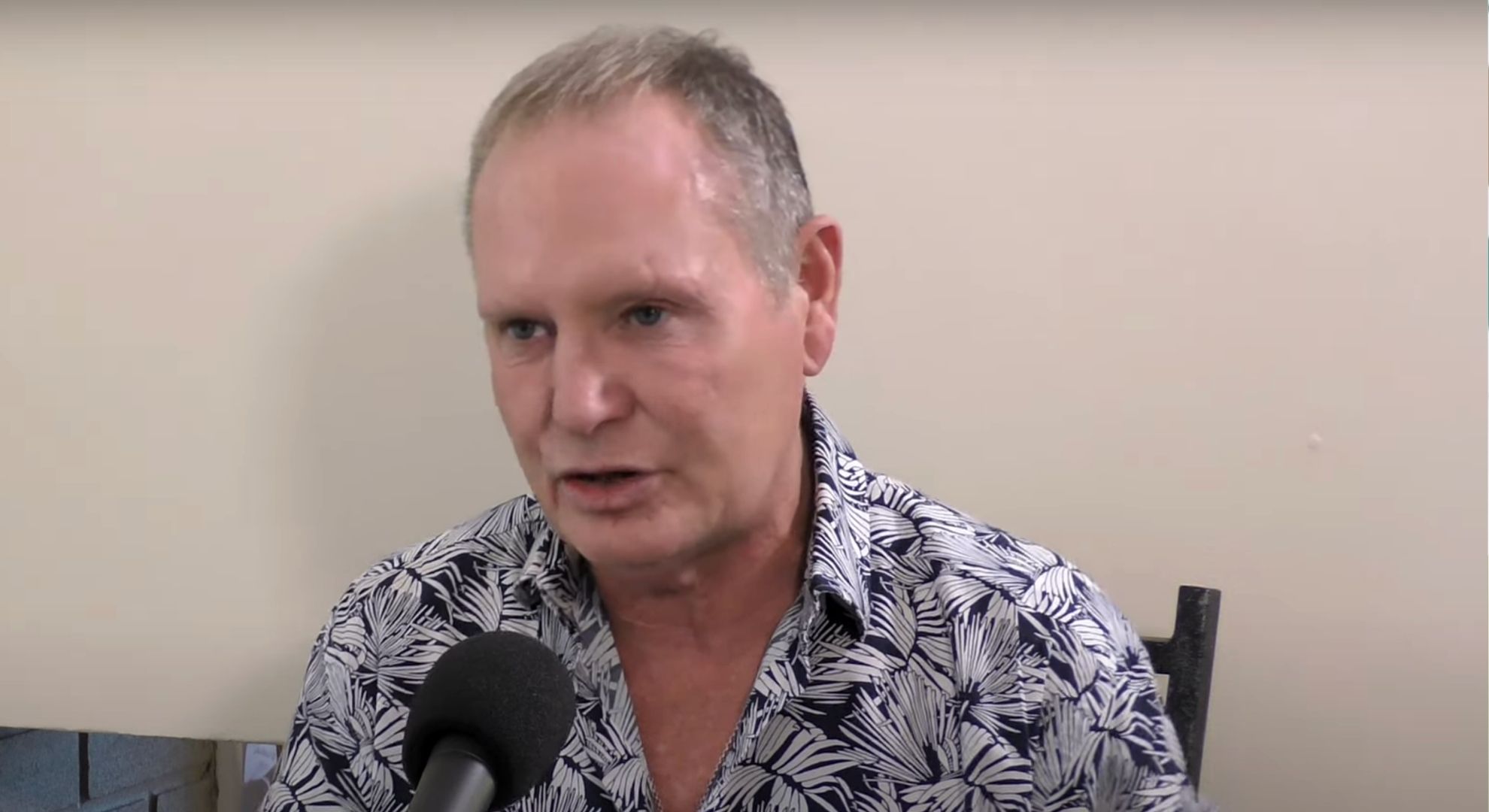 Paul Gascoigne on a podcast 