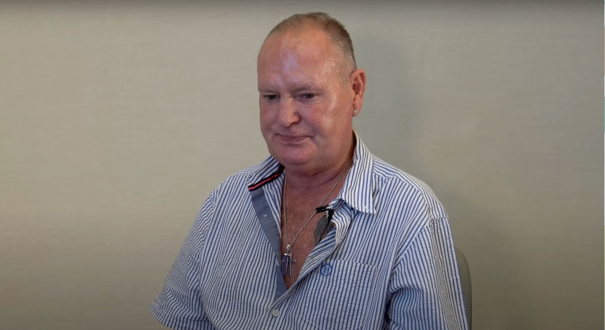 Paul Gascoigne on a podcast
