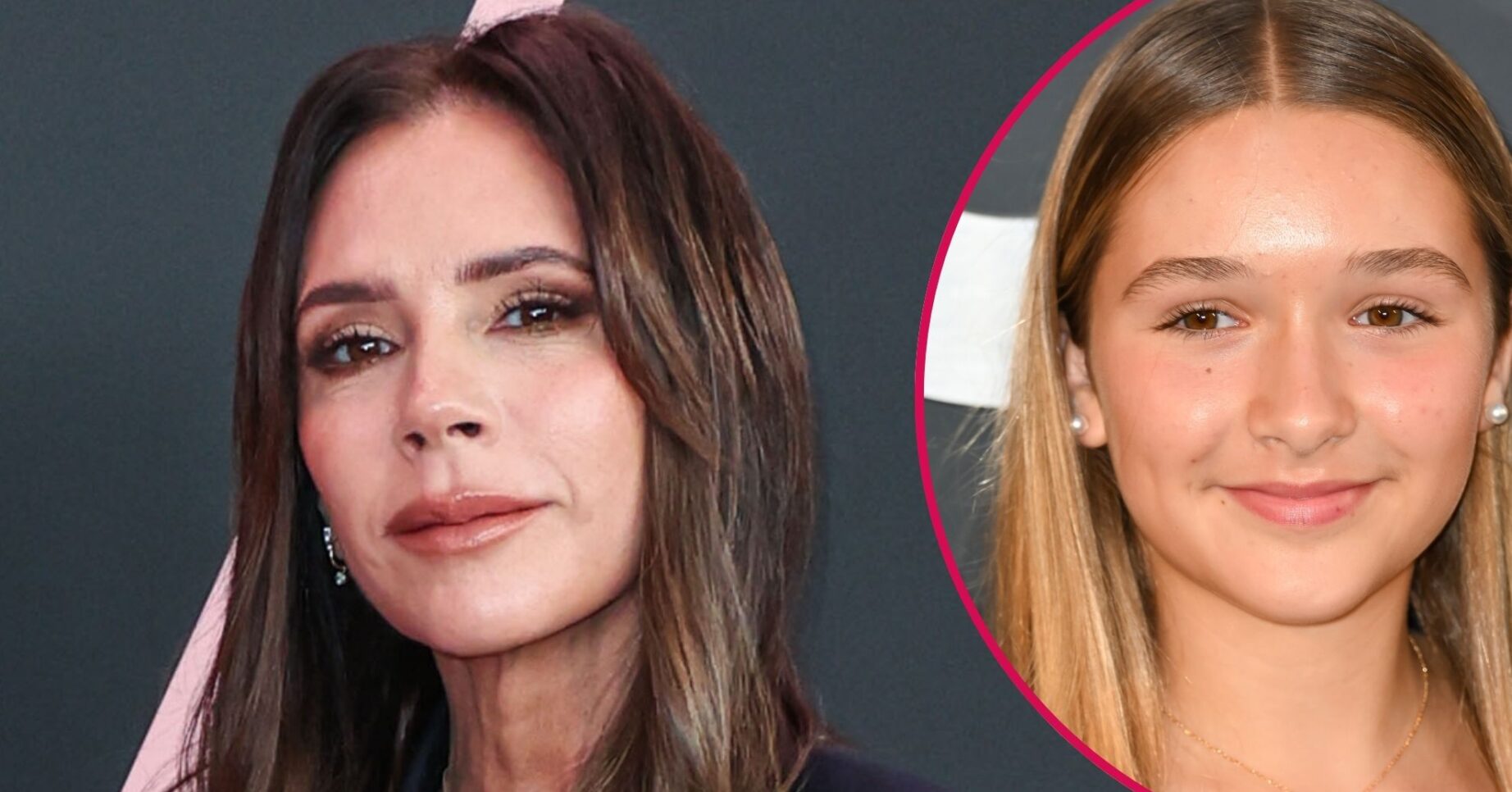 Victoria and Harper Beckham