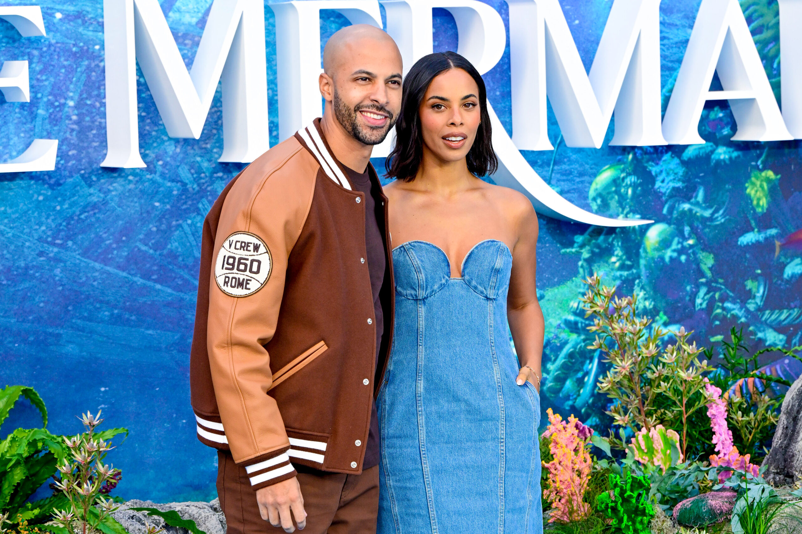 Rochelle and Marvin Humes smiling