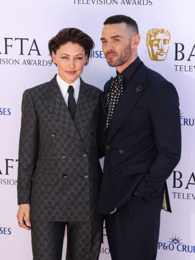 Emma and Matt Willis on the red carpet