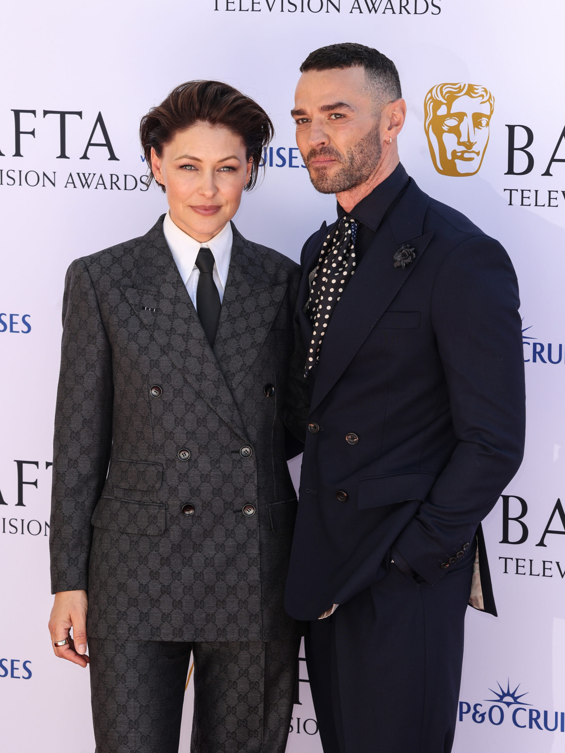 Emma and Matt Willis on the red carpet