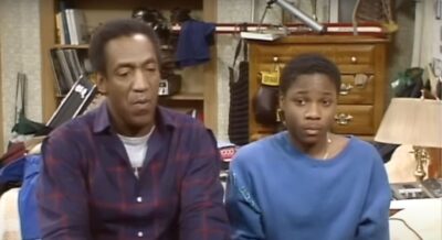 Bill Cosby and Malcolm -Jamal Warner