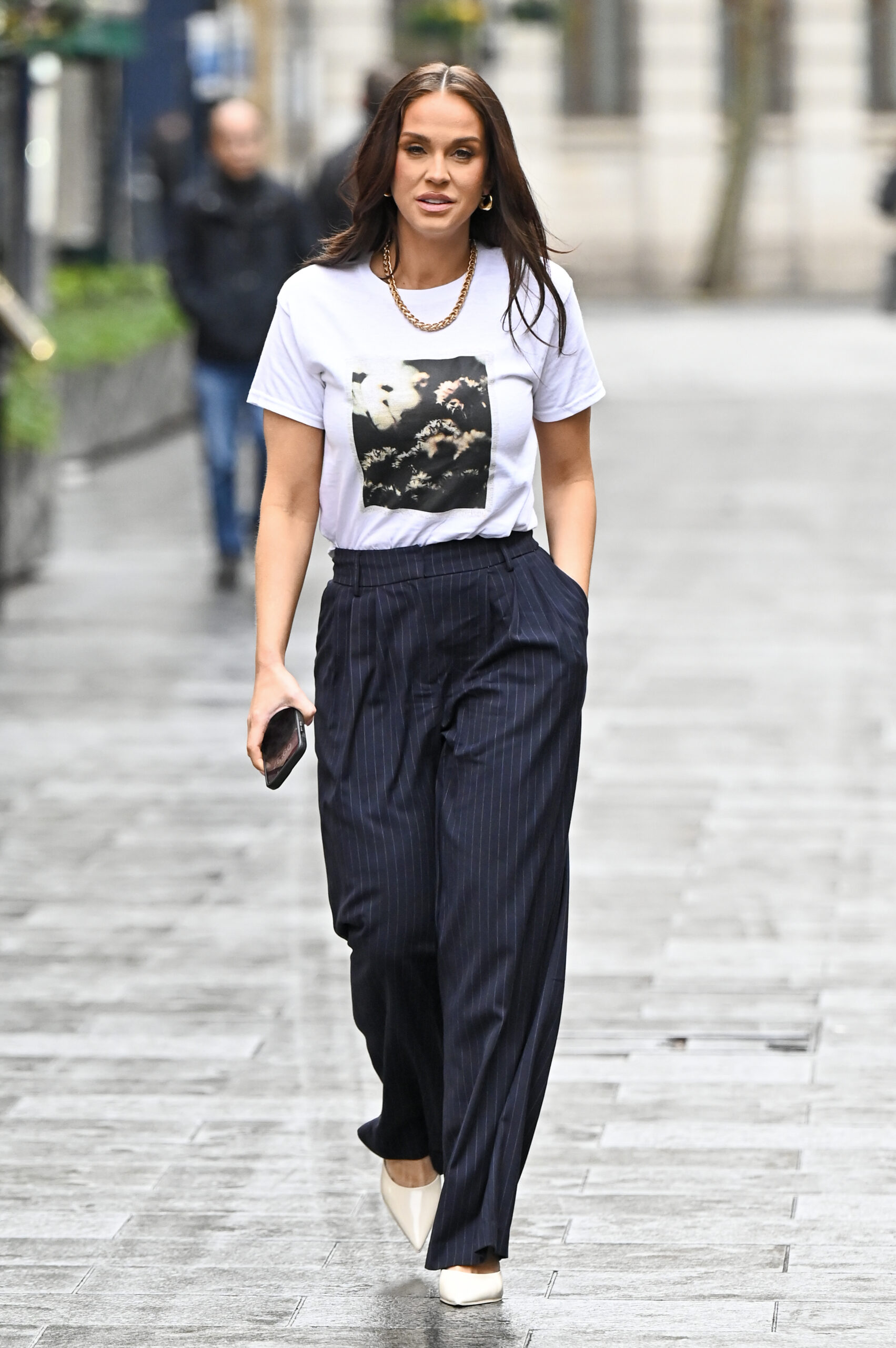 Vicky Pattison walking