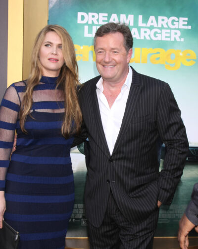 Celia Walden and Piers Morgan smiling