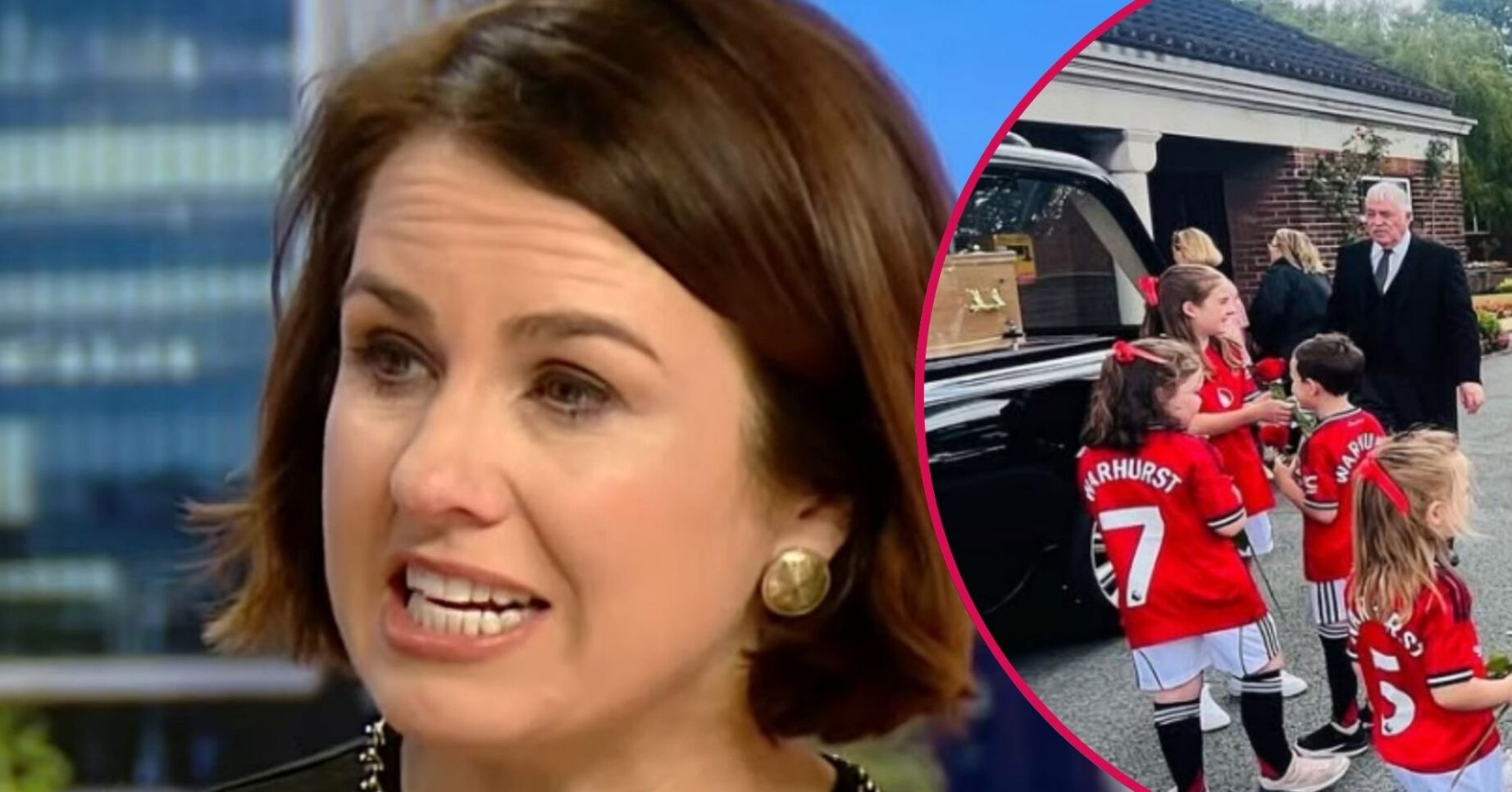 Nina Warhurst on Breakfast / the funeral