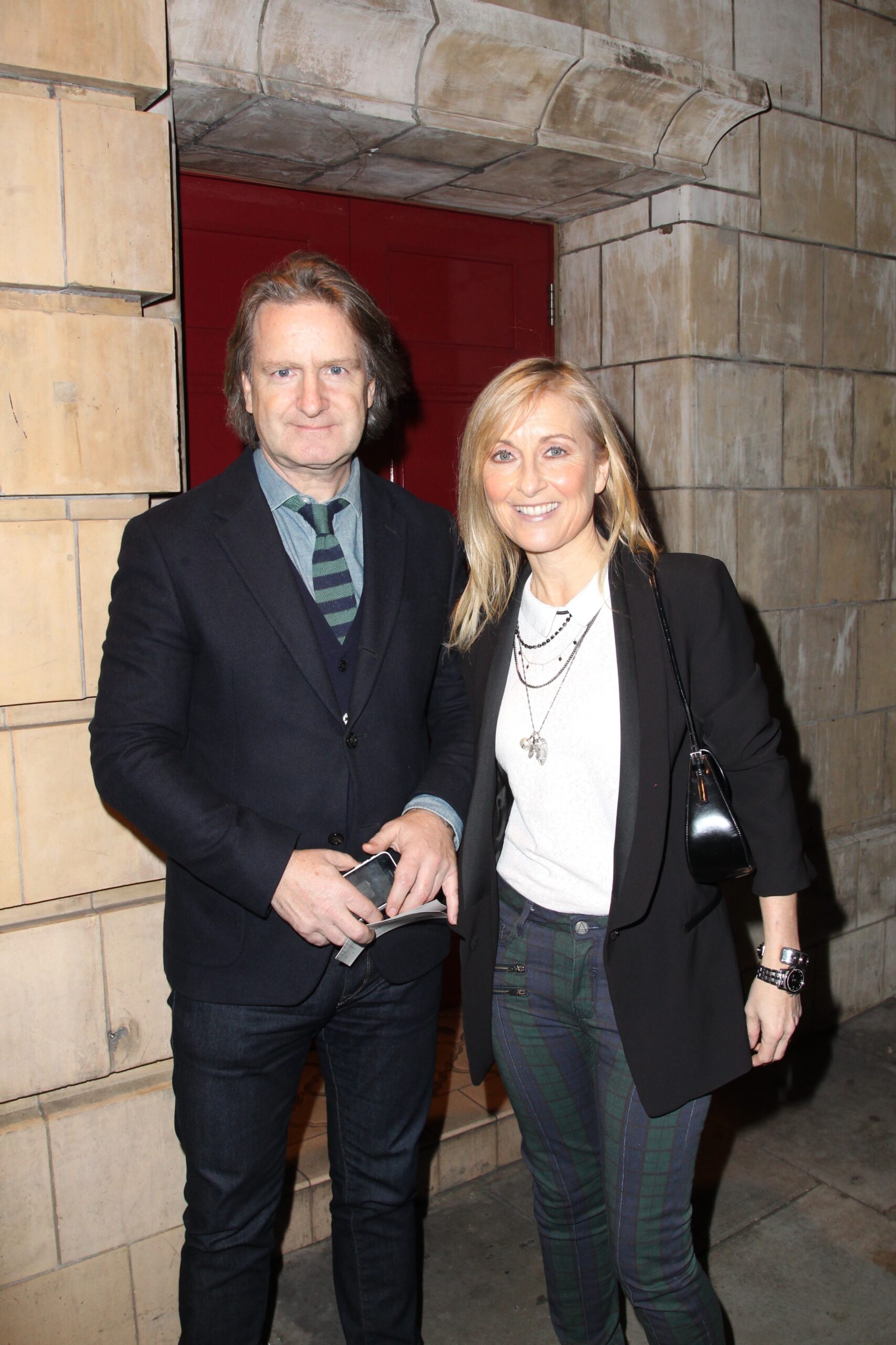 Fiona Phillips and Martin Frizell smiling