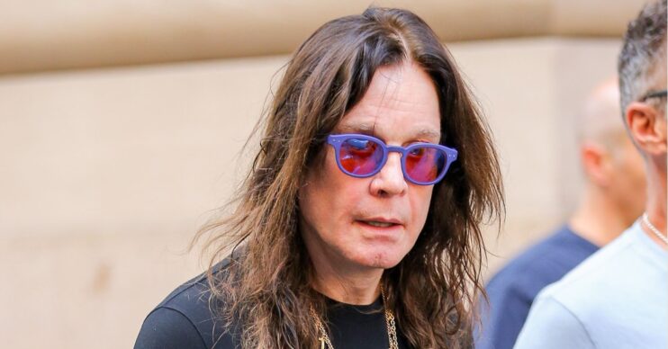 Ozzy Osbourne walking