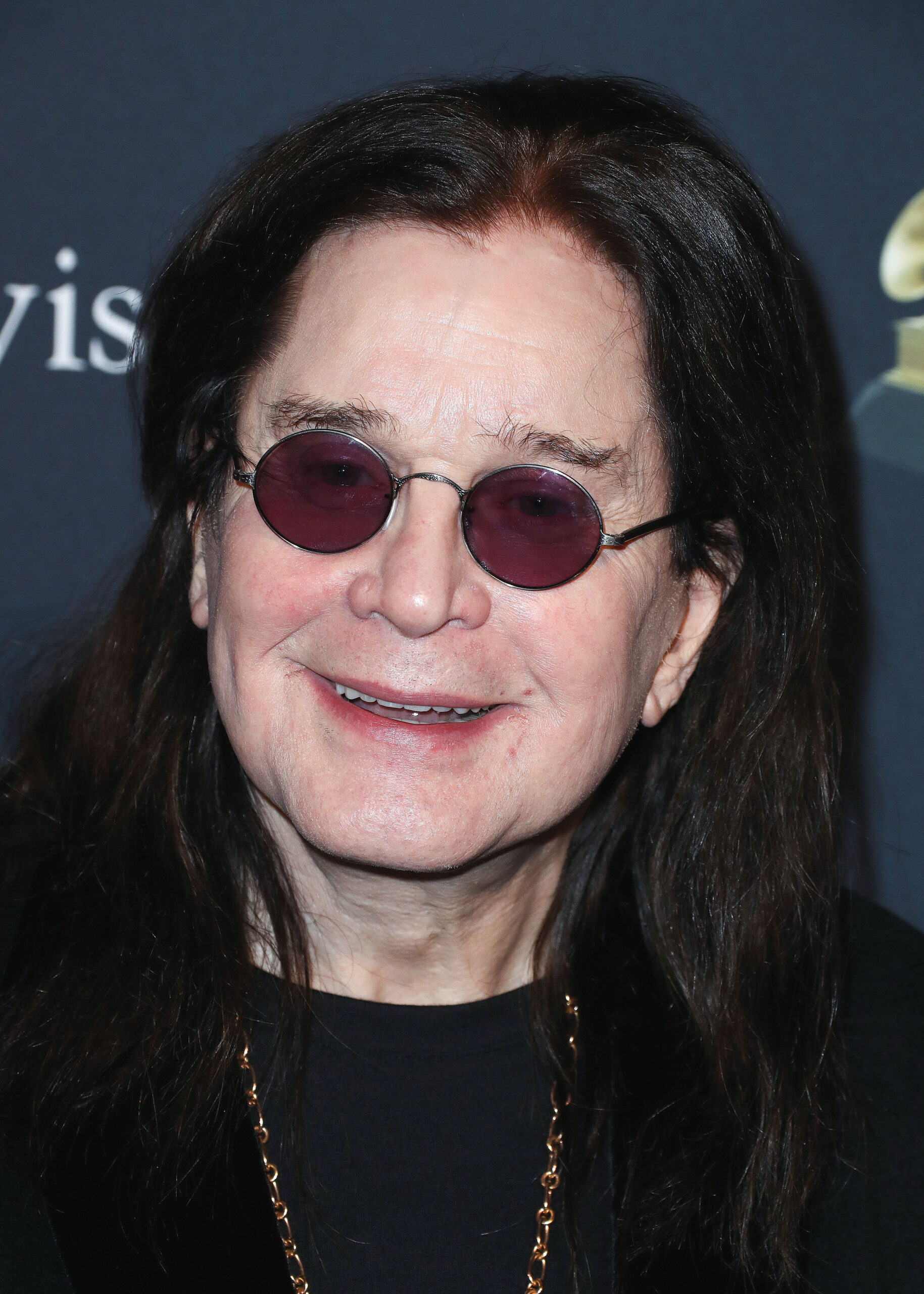 Ozzy Osbourne smiling