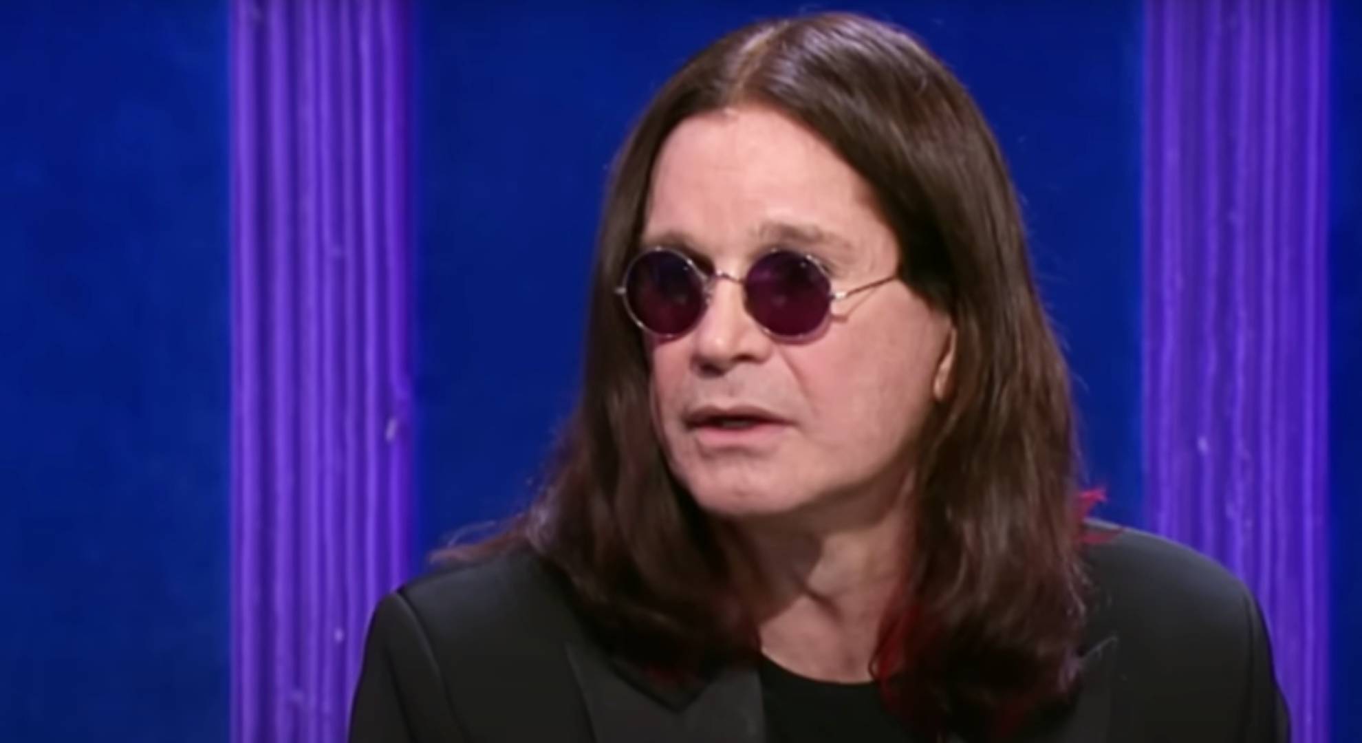 Ozzy Osbourne being interviewed