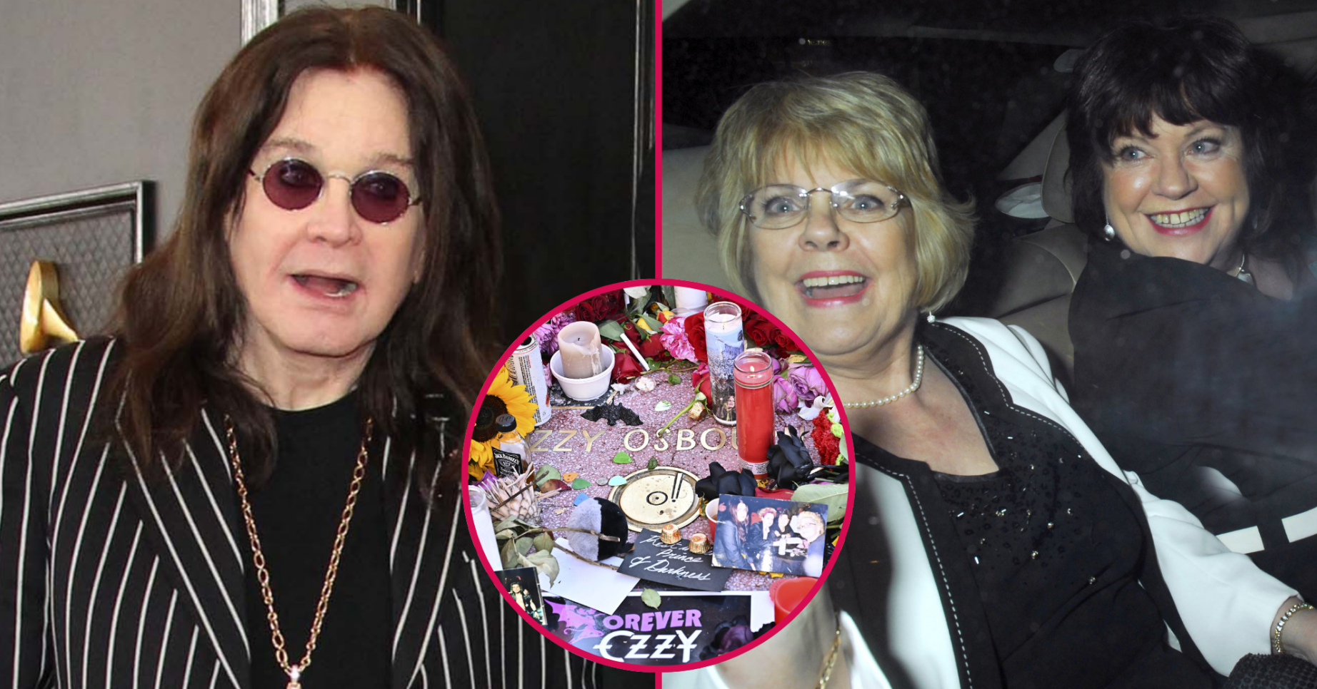 Ozzy Osbourne, floral tributes, his sisters