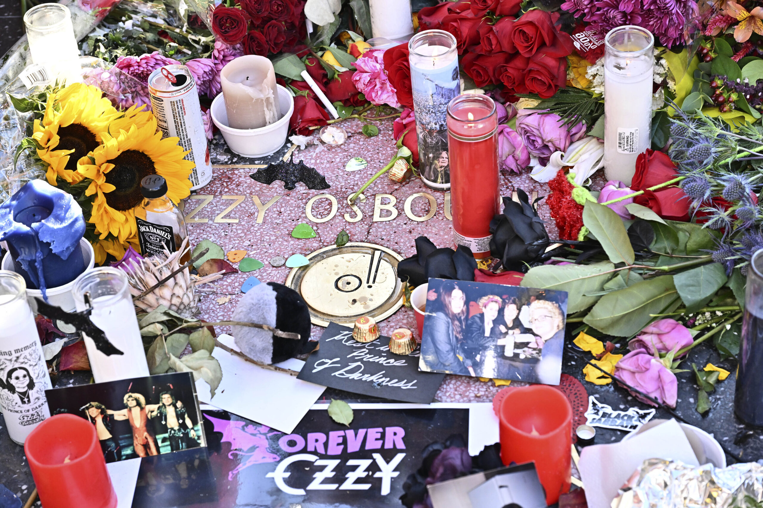 Floral tribute to Ozzy Osbourne