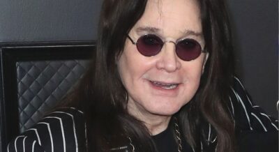 Ozzy Osbourne smiling