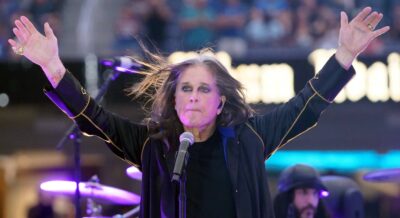 Ozzy Osbourne performing in 2022