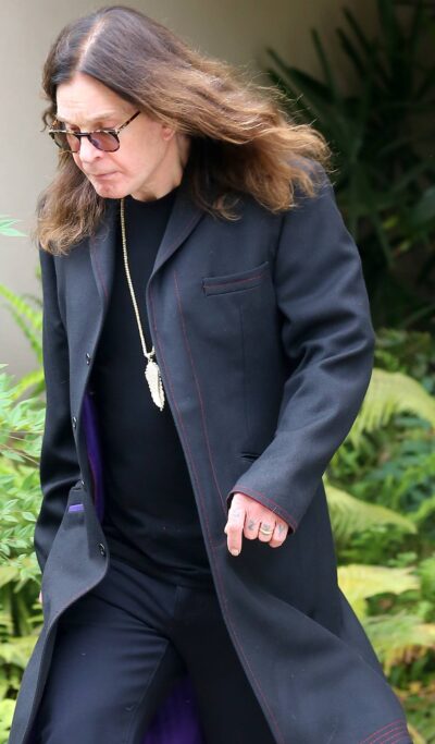 Ozzy Osbourne walking