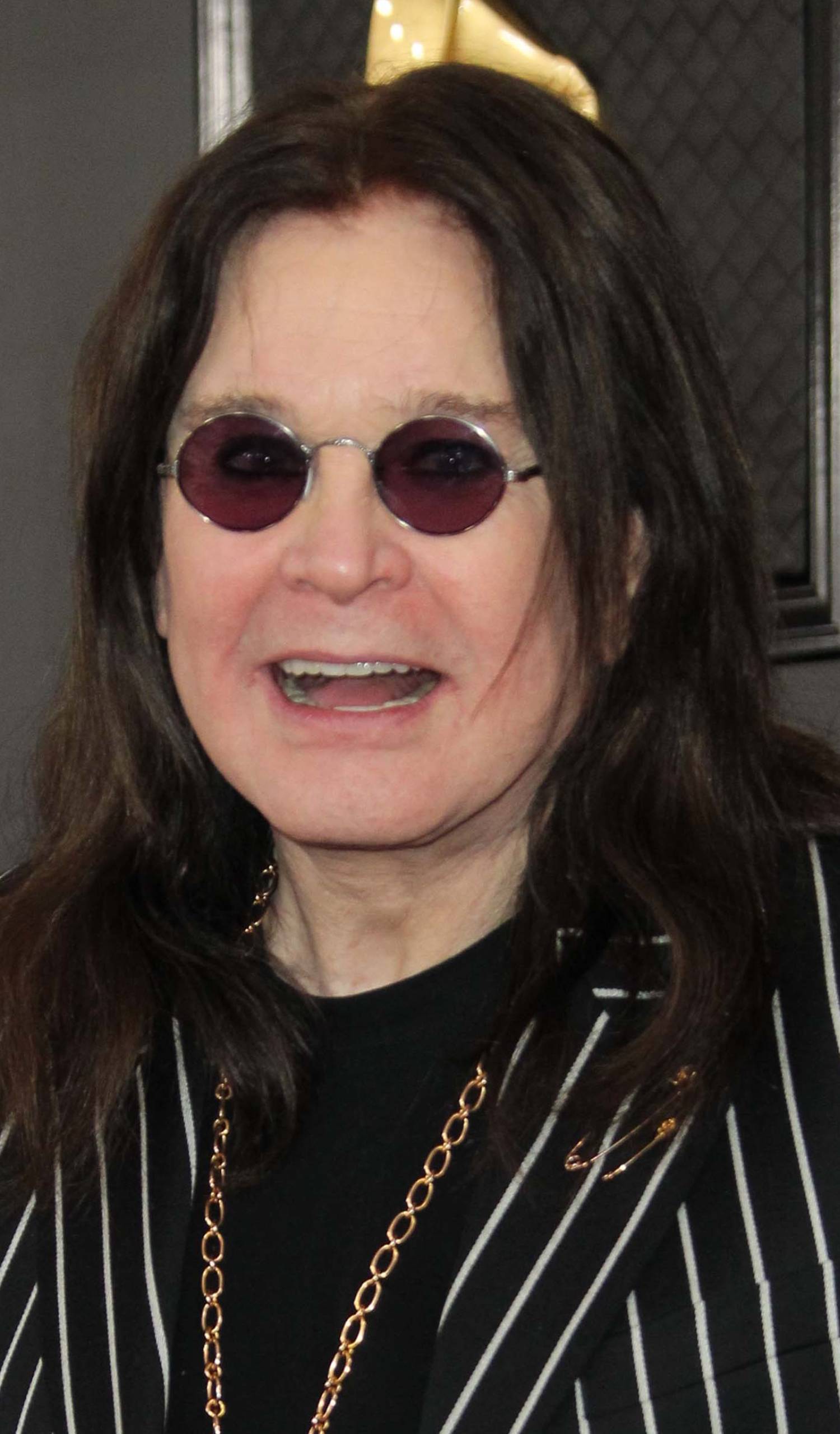 Ozzy Osbourne smiling