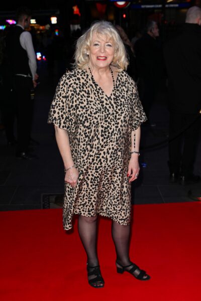 Alison Steadman on the red carpet