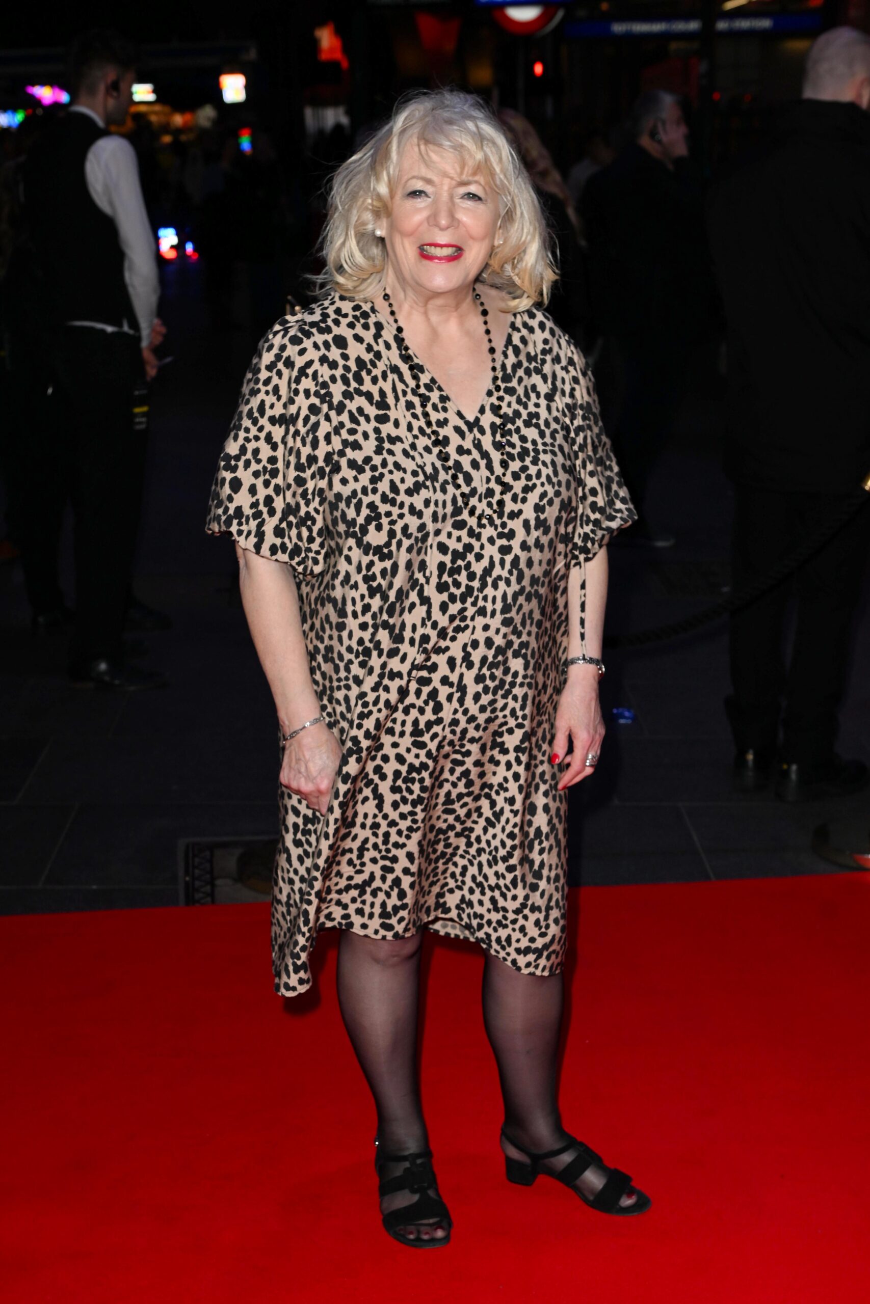 Alison Steadman on the red carpet 