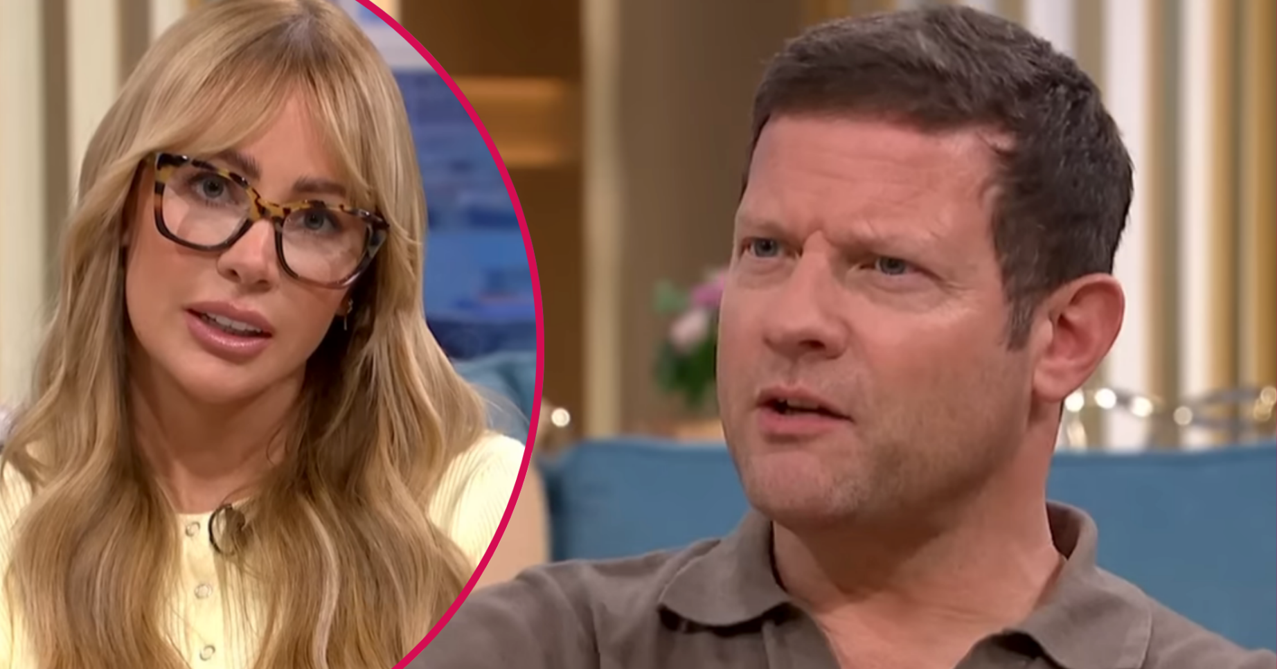 Olivia Attwood and Dermot O'Leary