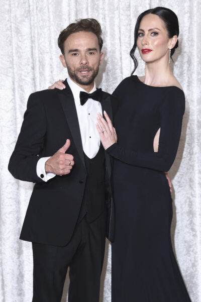 Jack P Shepherd and Hanni Treweek at Soap Awards