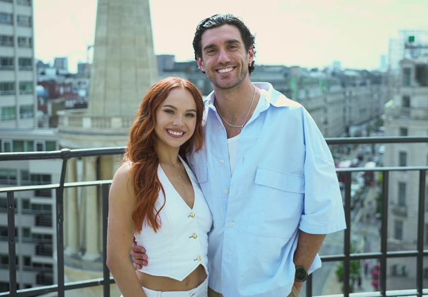 Alexis Warr and Julian Caillon smiling