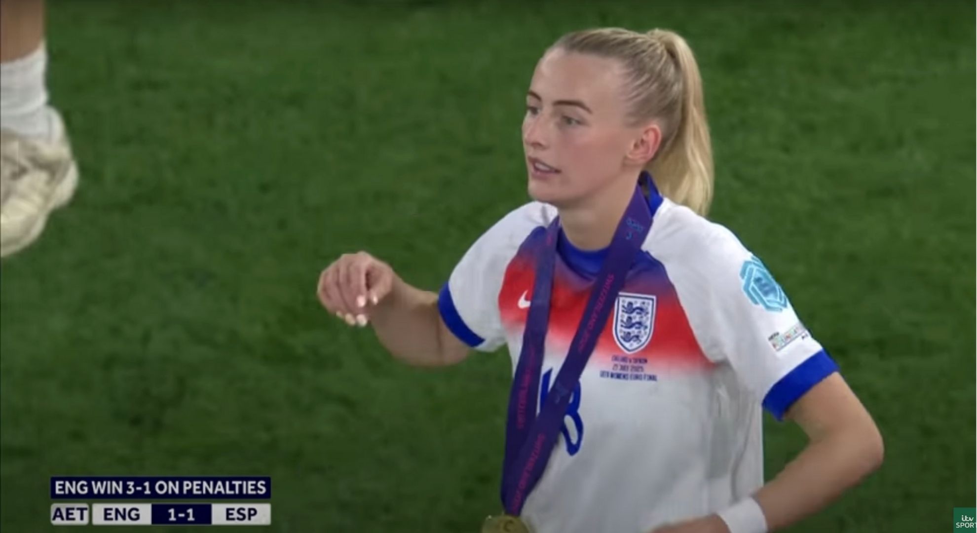 Chloe Kelly at the Euros