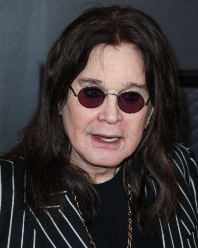 Ozzy Osbourne looking in front