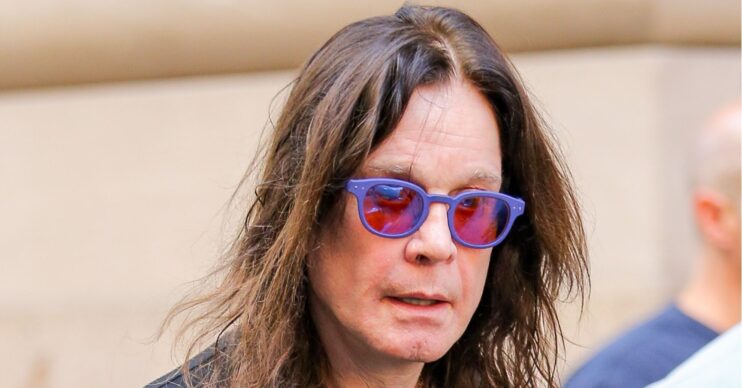 Ozzy Osbourne looking in front