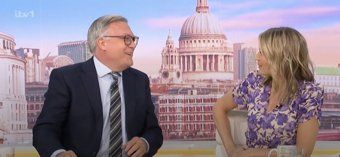 Good Morning Britain Ed Balls and Charlotte Hawkins