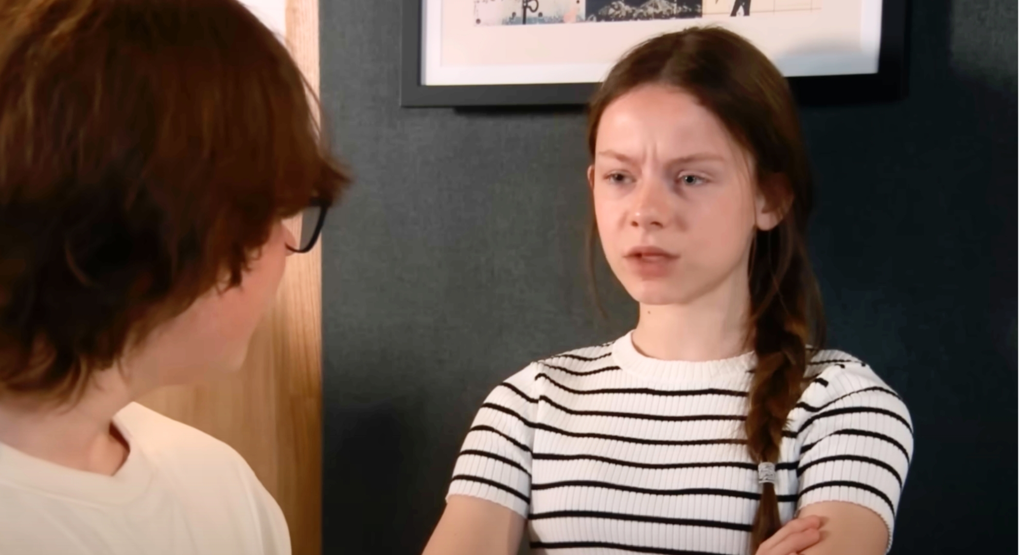 Coronation Street's Lily angry