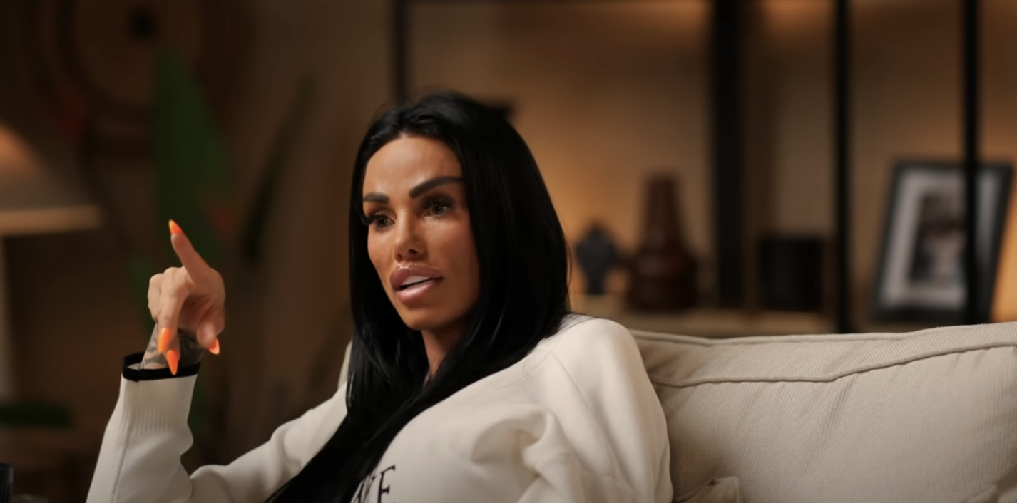 Katie Price on podcast