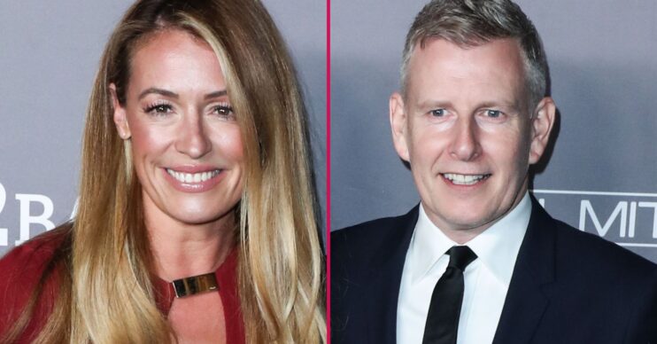Cat Deeley and Patrick Kielty both smile
