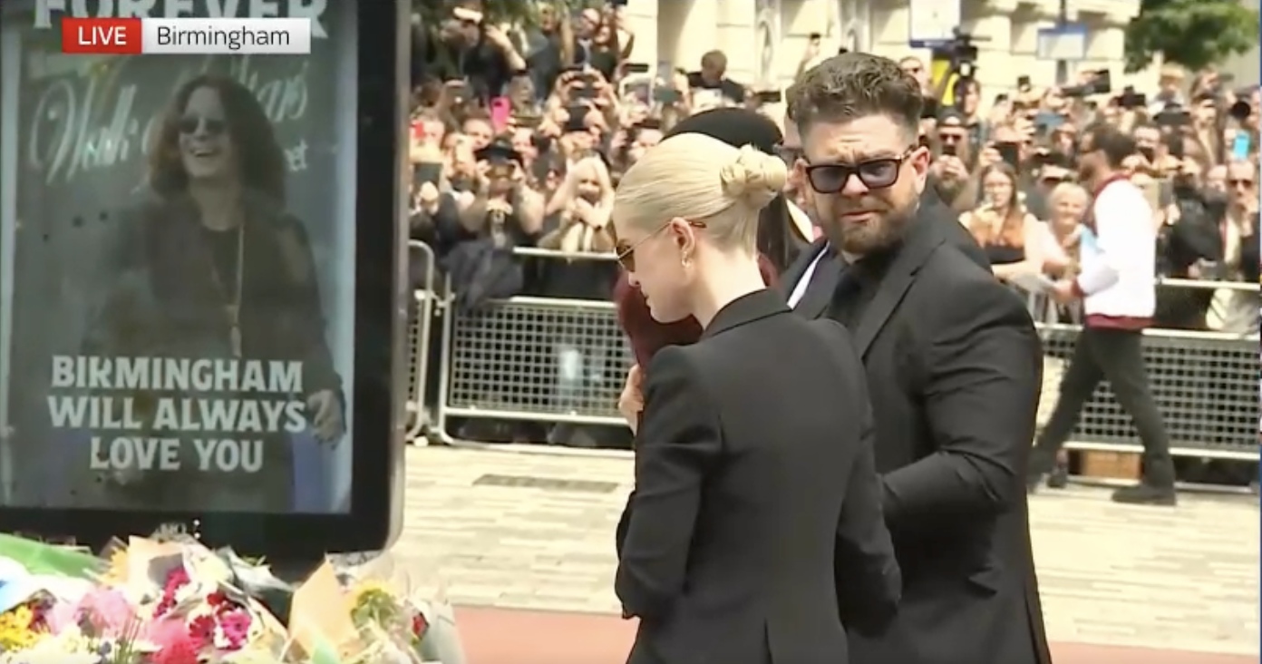 Jack and Kelly Osbourne emotional