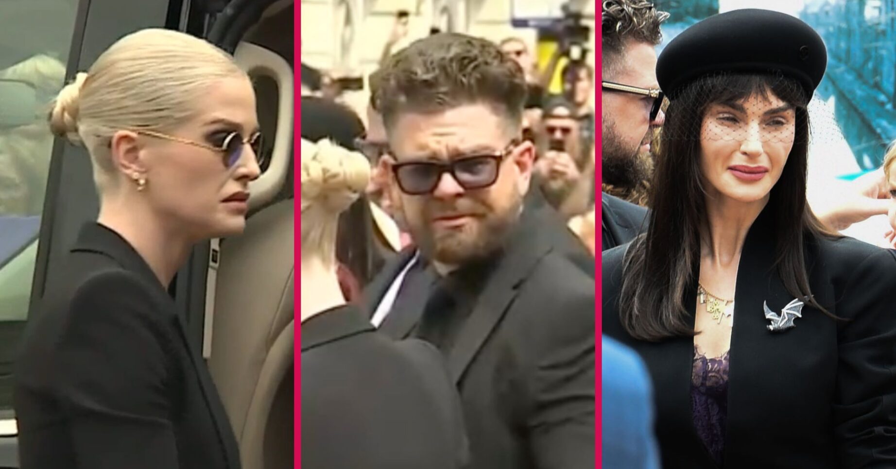 ED split pic: Jack / Aimee and Kelly Osbourne