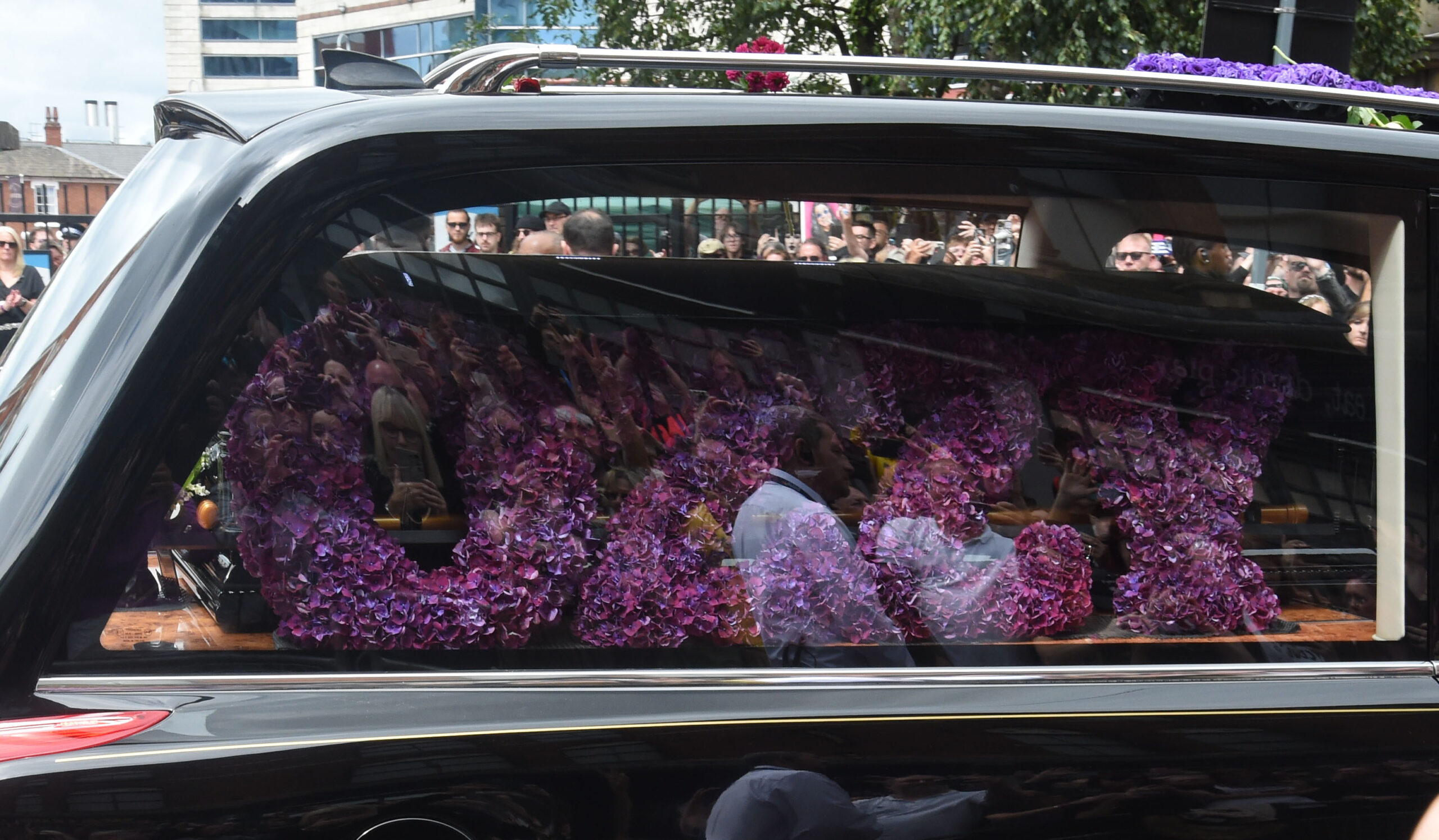 Ozzy Osbourne coffin with his name