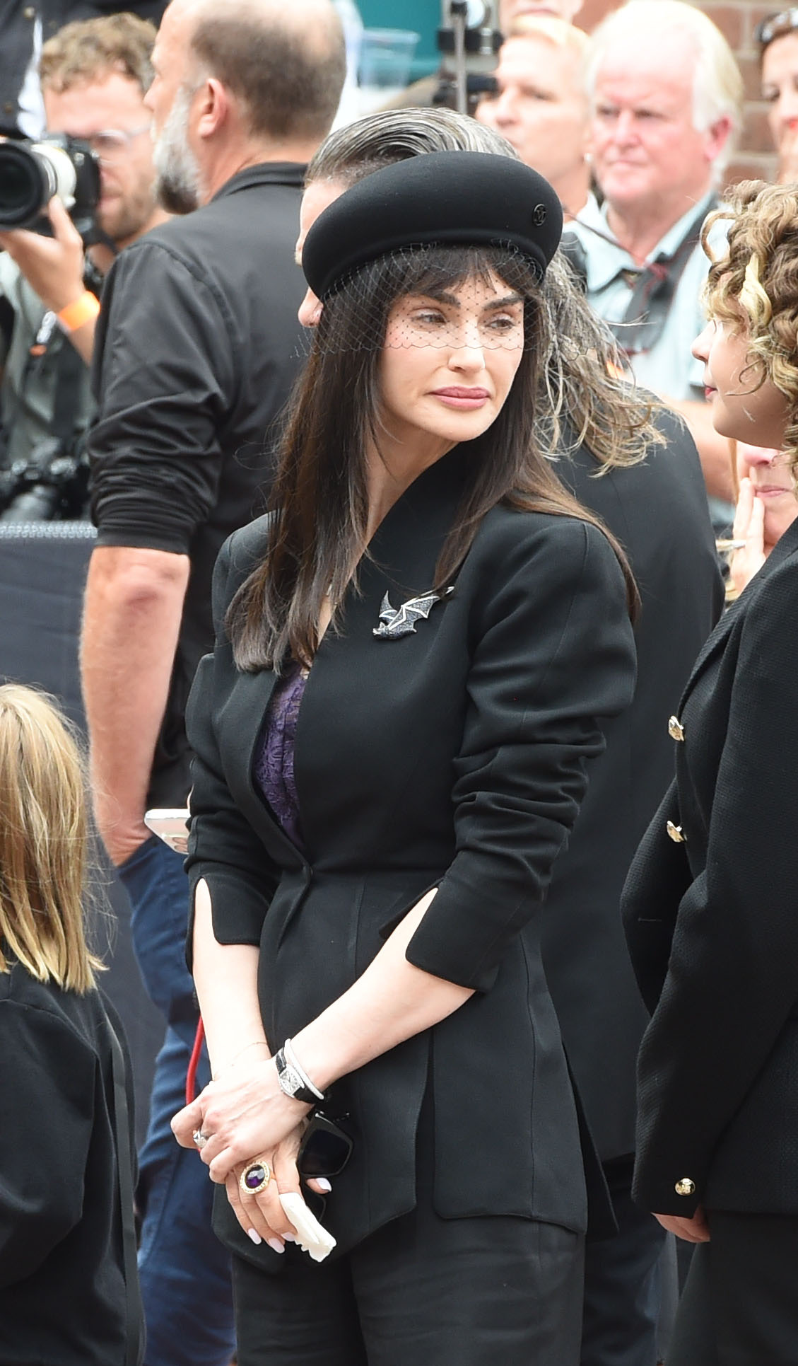 Aimee Osbourne at Ozzy's funeral