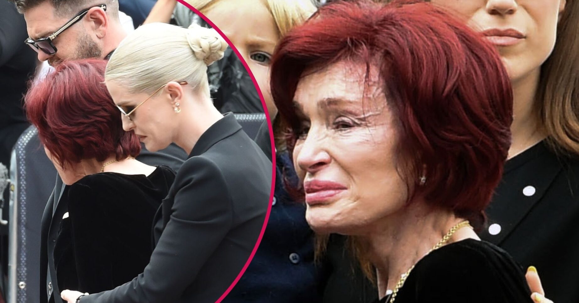 ED comp: Sharon Osbourne grief at Ozzy funeral