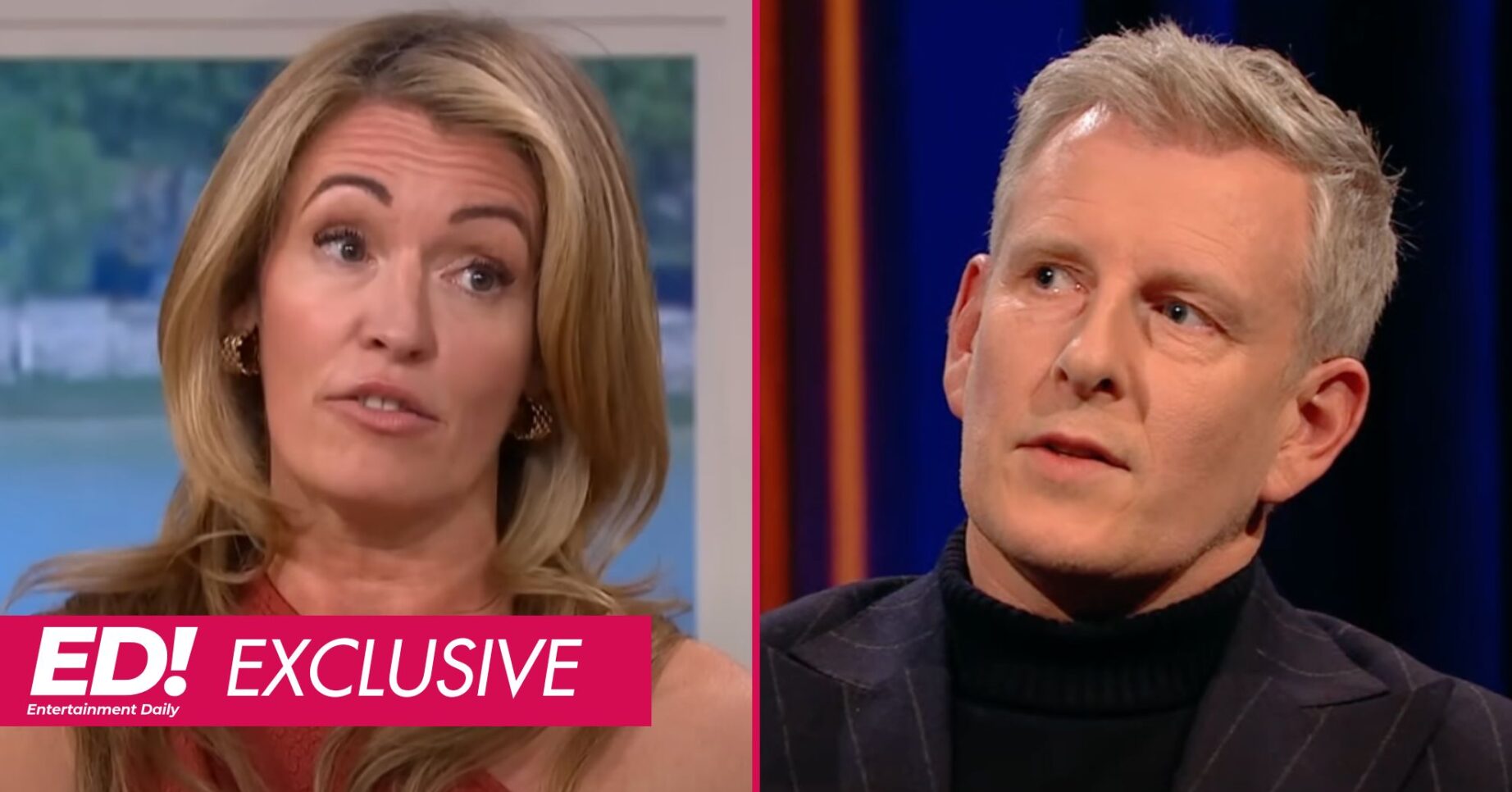 ED split pic: Cat Deeley / Patrick Kielty exclusive
